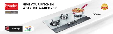 Prestige Desire Hob Top PHTD 03 Al, 3 Burner & Advanced auto Ignition ...