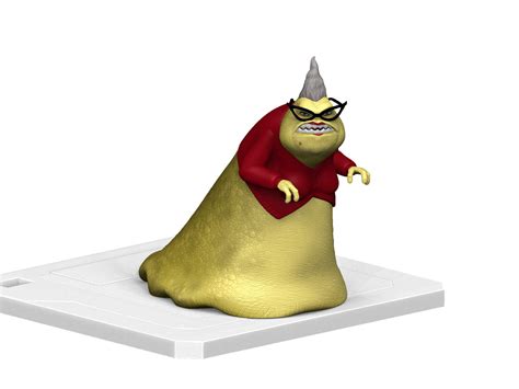 Roz (Monsters, Inc.) - 3D Model by naeem32