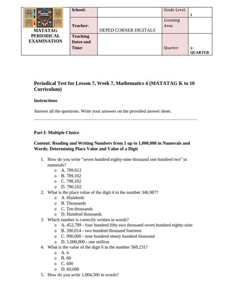 Image result for DepEd Math