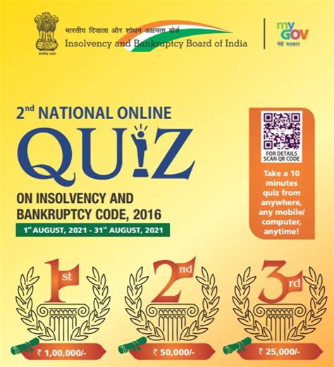 The IBBI organises 2nd National Online Quiz on the Insolvency and ...