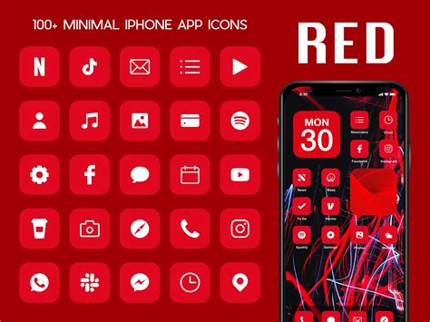 Image result for Red Background with Apps