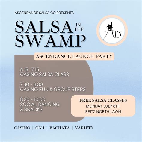 AscenDance Salsa Co Launch Party, Reitz North Lawn, Gainesville, 8 July ...