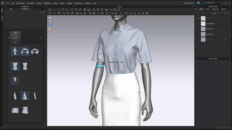 Style3D服装设计建模软件成衣效果-服装画/服装设计手稿 - 穿针引线服装论坛