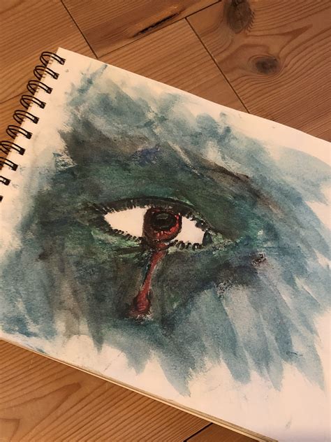 zombie eyes drawing