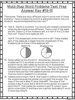 Image result for Two-Step Word Problems 4th Grade
