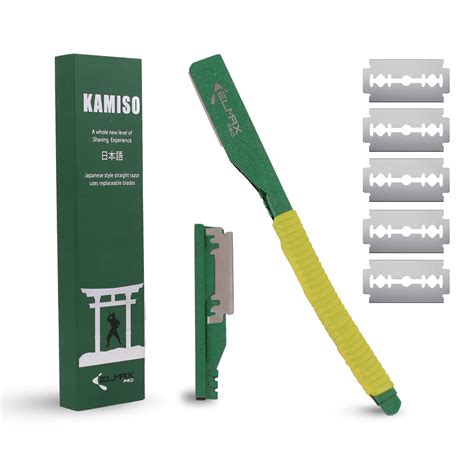 Kamiso Japanese Straight Edge Feather Barber Razor For Men 5 ...