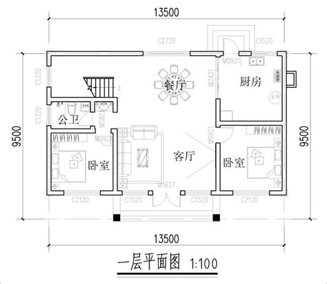 12X10米三层自建房设计图方案，经济实用_三层别墅设计图_鲁班设计图纸官网