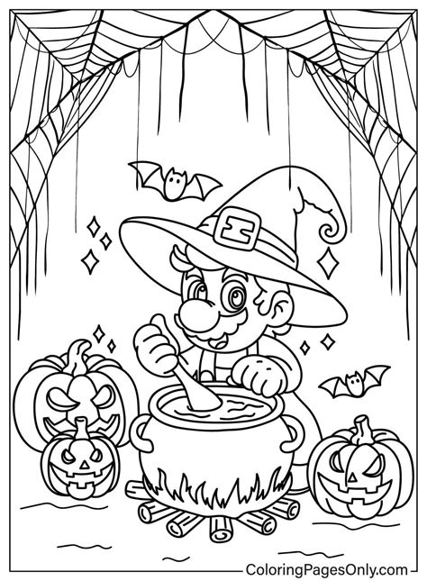 Cute Halloween Coloring Pages • Halloween Coloring Page Pdf in 2025 | Halloween coloring pages ...