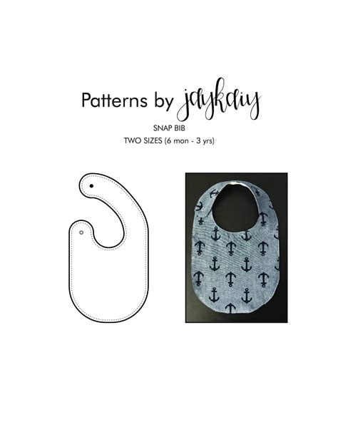 Image result for Free Bib Patterns