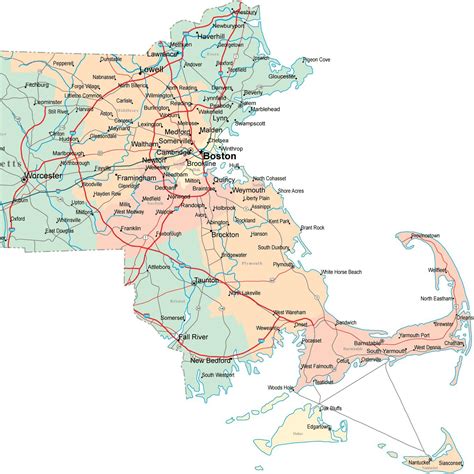 Map Of Easton Mass