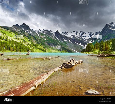 Mountain lake, Altai mountains, Russia Stock Photo - Alamy