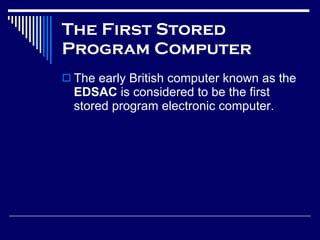 Stored-program Computer History 的图像结果