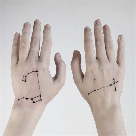 Big and little dippers tattoo - Tattoogrid.net