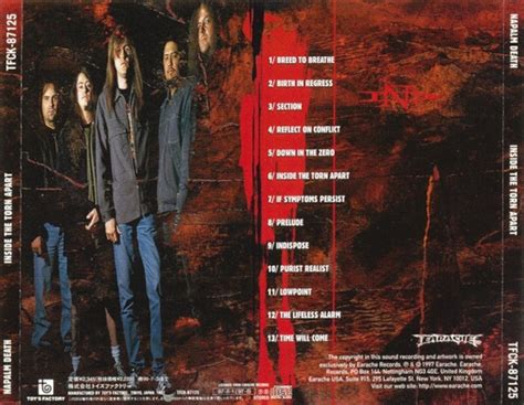 NAPALM DEATH/INSIDE THE TORN APART+1 | RECORD SHOP CONQUEST/レコードショップコンクエスト