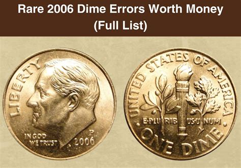 Rare 2020 Dime Errors Worth Money (Full List With Pictures ...