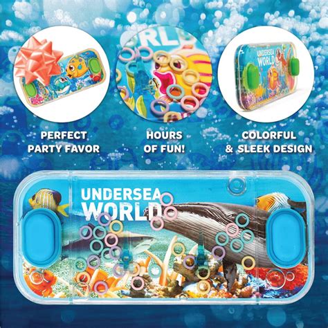 Buy Happy Kids Handheld Water Games, 12 Pack of Undersea Theme Water ...