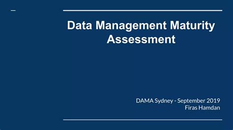 Data Management Maturity Assessment 的图像结果