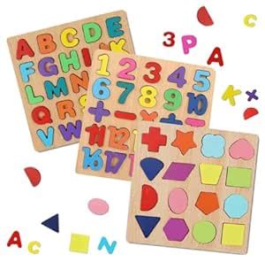 Buy Easymart Wooden Learning Educational ABCD Board for Kids, Activity ...