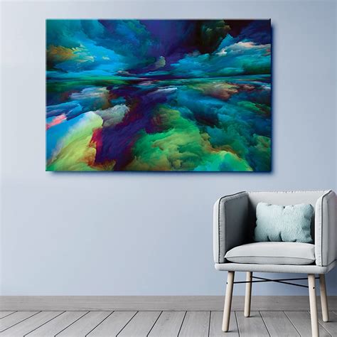 999STORE Wooden big paintings for living room wall painting with frame ...