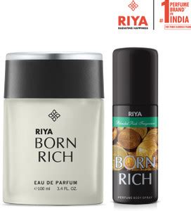 Buy RIYA Born Rich Perfume 100 ML & Born Rich Deo 40 ML | Pack of 2 Eau ...
