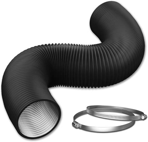 4 Inch Flexible Ducting Hose 12 Feet Black Aluminum Nepal | Ubuy