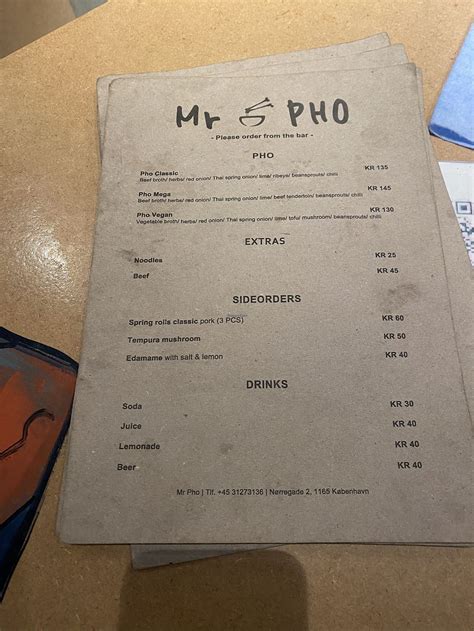 Mr Pho - Copenhagen Restaurant - HappyCow