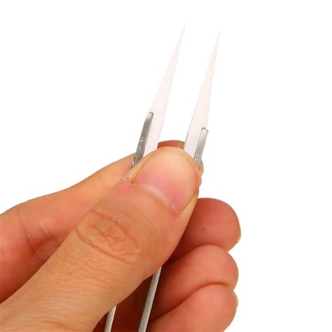 Non Conductive Ceramic Tweezers – ThinkRobotics.com