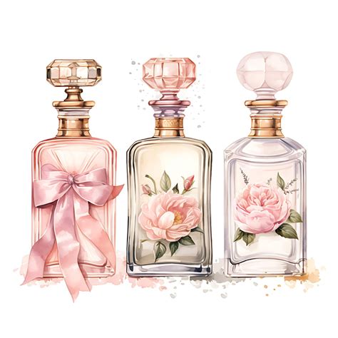 Premium AI Image | Watercolor Vintage Inspired Wardrobe Antique Perfume ...