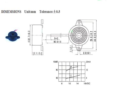 SFM-20B Active Piezoelectric Buzzer Long Continuous | Ubuy India