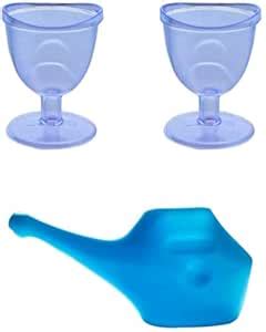 Amazon.in: Buy Webshoppers - Eye Wash Cup (Pack of 2) + Jal Neti Pot ...
