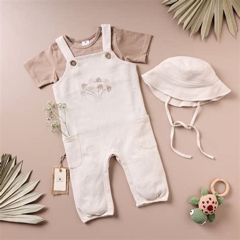 Buy Poshaak Baby Dungaree Set - Cute & Comfy Baby Wear | Baby Forest
