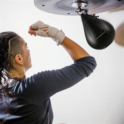 Speed Punching Bags PU Leather Exercise Speed Bag Punching Striking Bag ...