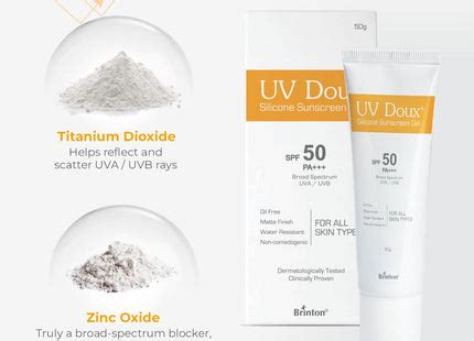UV Doux Silicone Sunscreen Gel SPF 50 PA+++|India’s No.1 Dermatologist ...