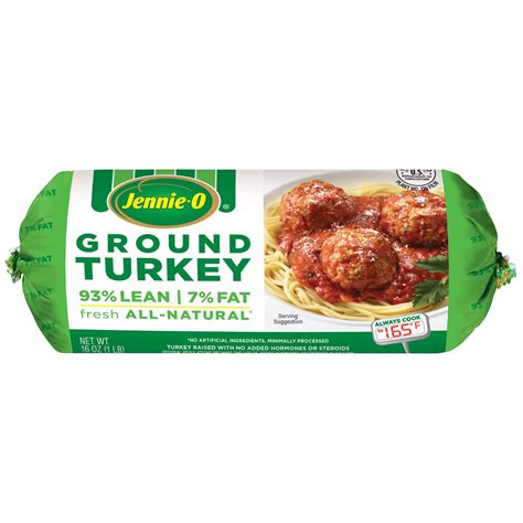 Jennie-O, Fresh Ground Turkey Roll, 93% Lean | Fig App