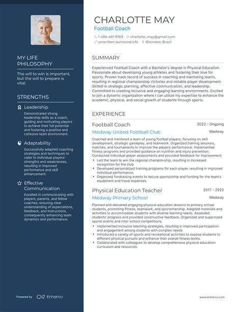 Soccer Coach Resume 2 Soccer Coach Resume Examples For 2025 Zippia