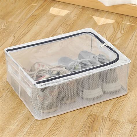 House of Quirk Transparent Under-bed Clothes Storage Bag Organizer with ...
