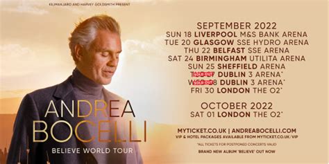 Andrea Bocelli announces shows for Autumn 2022! - Essex-TV