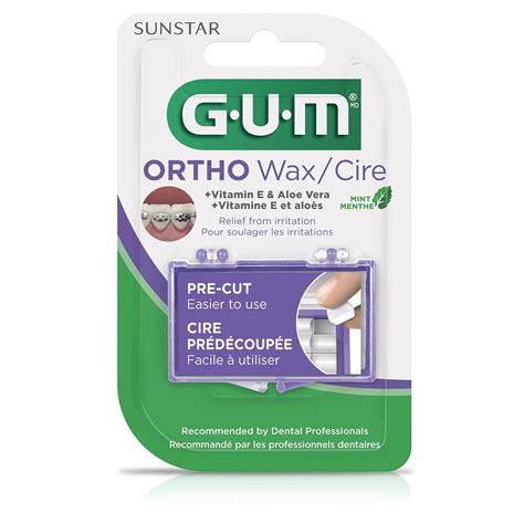 Buy GUM Orthodontic Wax Mint [724] 1 Each (Pack of 4) Online at Low ...