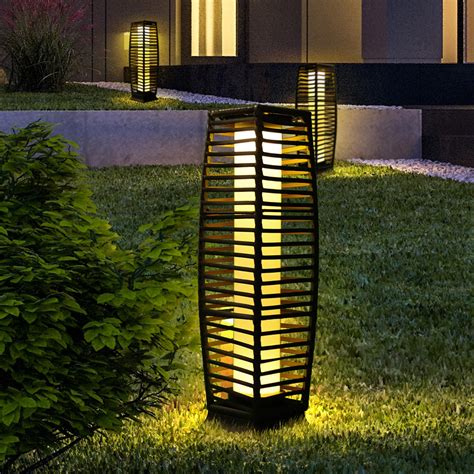 Amazon.com: Solar Floor Lamp, Outdoor Floor Lamp, Solar Lanterns ...