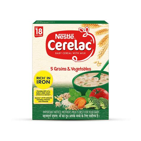 Nestle Cerelac with Milk - 5 Grains & Vegetables