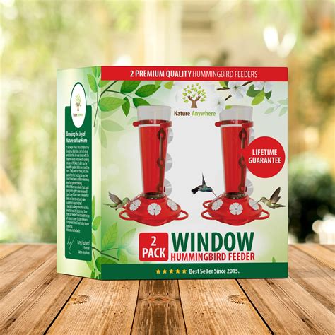 Snapklik.com : Window Hummingbird Feeders For Outdoors Including 3 ...