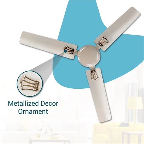 Rico Aluminum 3 Blade 1200mm Ceiling Fan CF808 (Ivory)– Rico India