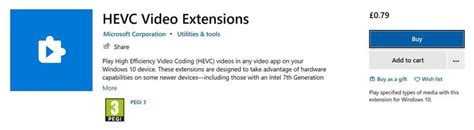 Image result for HEVC Video Extension Redeem Code