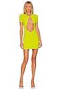 Camila Coelho Sara Mini Dress in Lime Green | REVOLVE