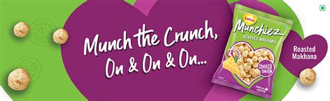 Saffola Munchiez Roasted Makhana Cheezy Onion 75g, Tasty and Healthy ...