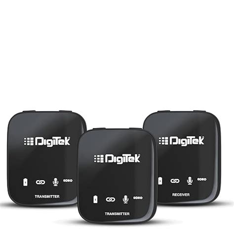 Digitek® DWM 101 Wireless Microphone System with ANC Noise Reduction ...