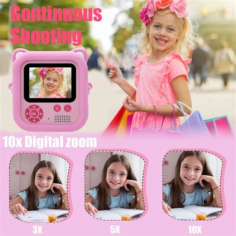 Kids Camera Instant Print Photo,Children Digital Camera Toys Gift With ...