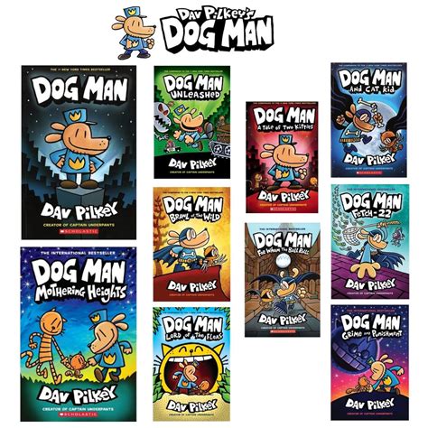 Dog Man Comics Volume 1 - 14 By Dav Pilkey [Comics for Kids Learn to ...