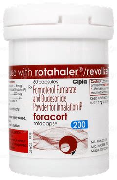 Foracort 200 Rotacaps 60 - Uses, Side Effects, Dosage, Price | Truemeds
