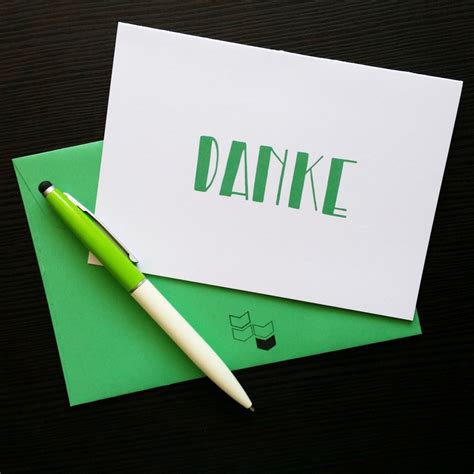 Editable German Thank You Card PDF Example | EmetOnlineBlog